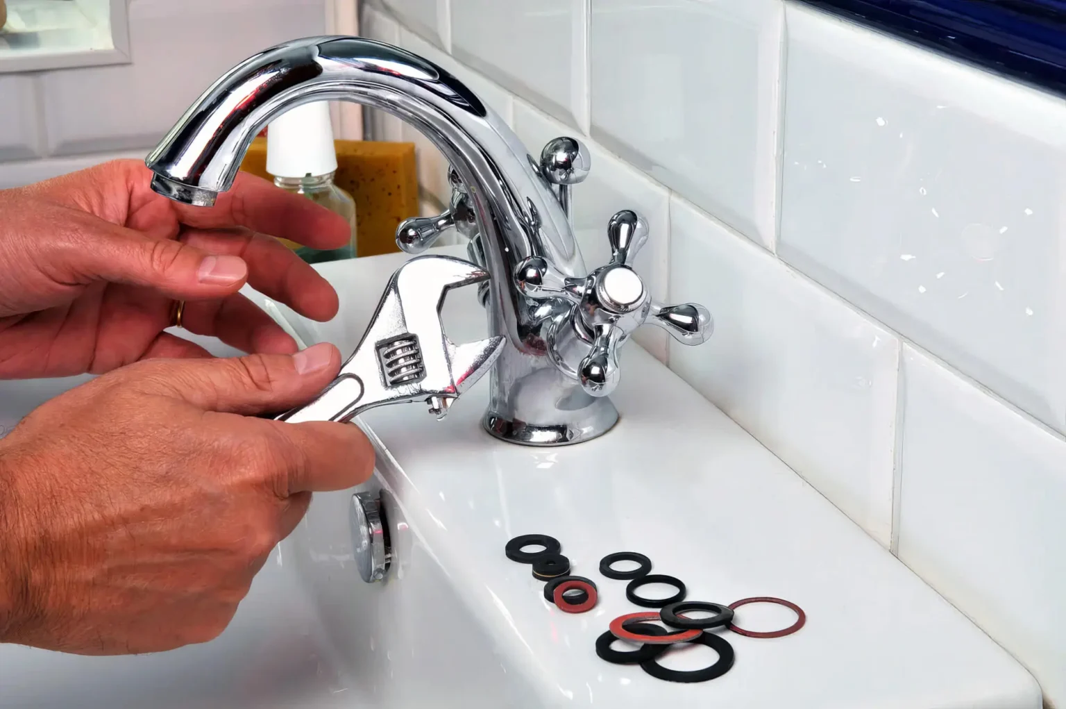 Bathroom faucet repair and fixture replacement in Marina, California