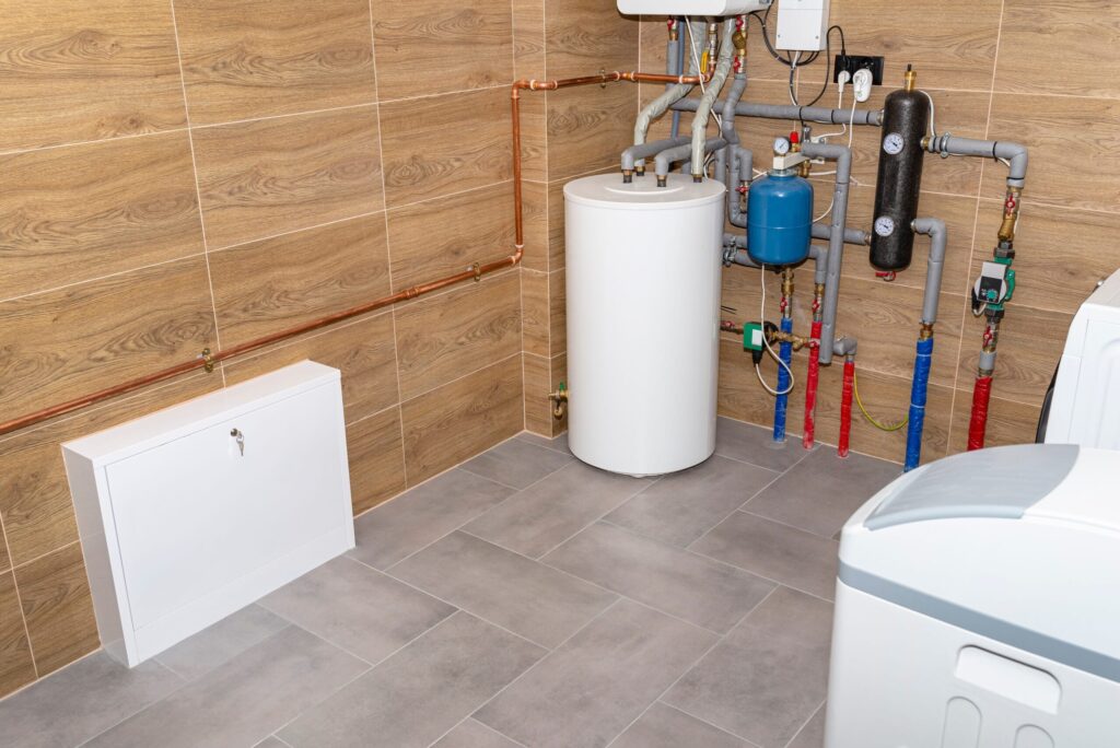 Residential water heater and plumbing system installed in Marina